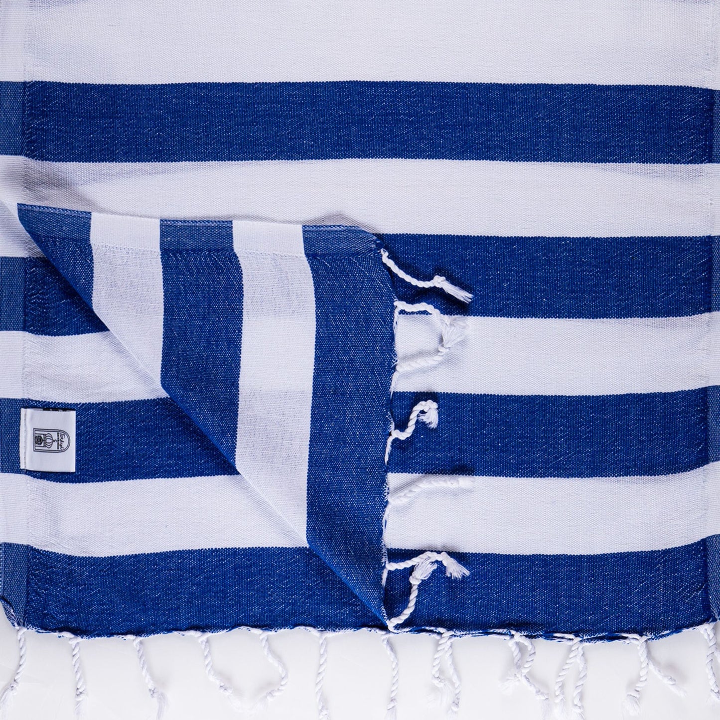 Flat Weave Wide Stripe Pestamel Scarf - Turkish Bath & Home