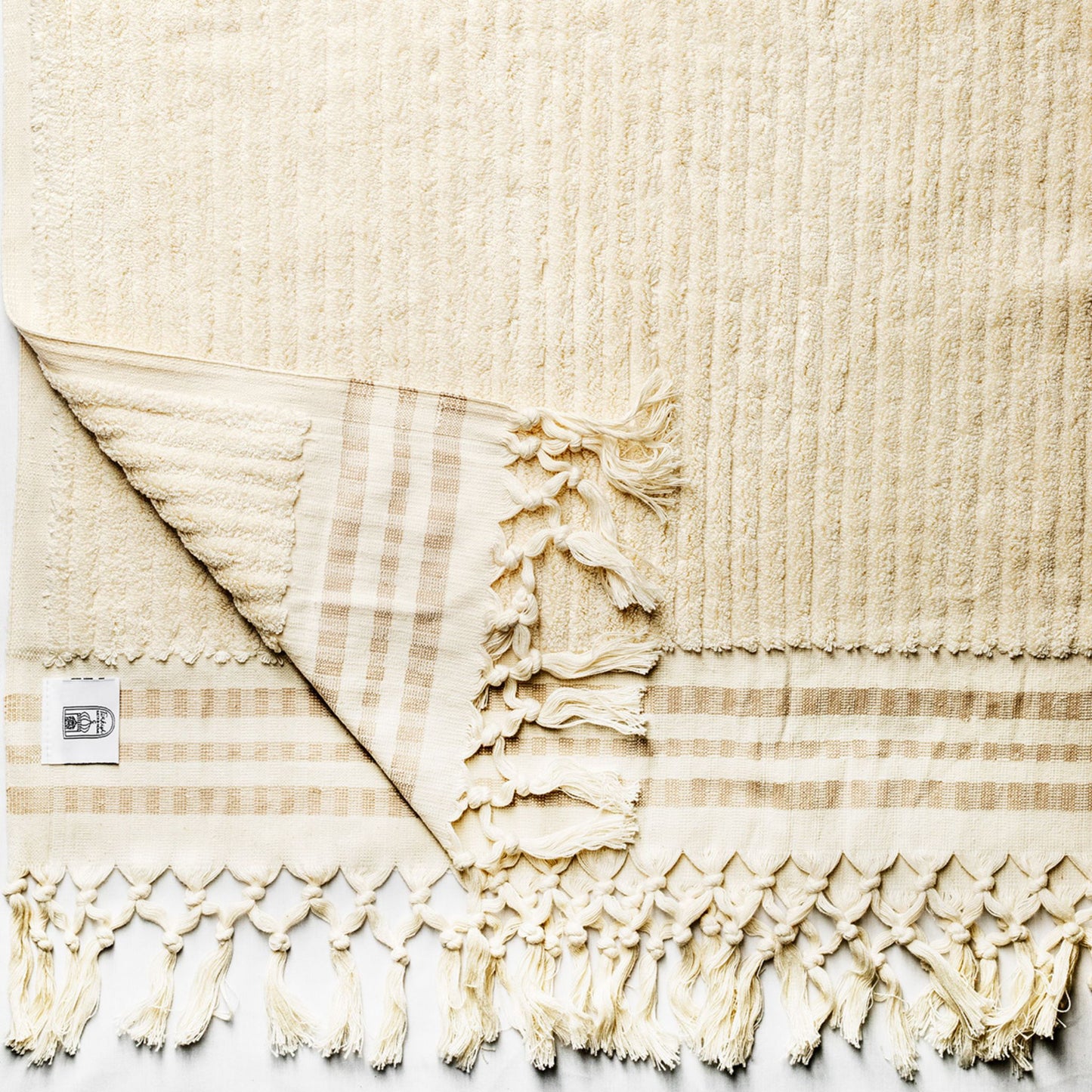Large Seamed Towel - Turkish Bath & Home