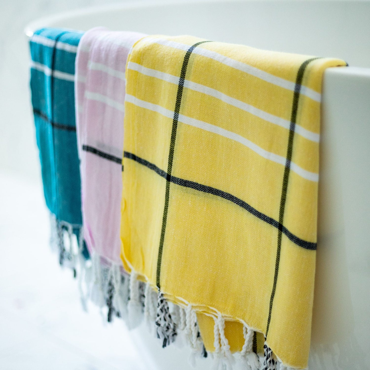 Pestamel and Thick Looped Towels