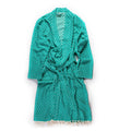 Turkish Bath & Home Dot Pestamel Robe in soft fabric, featuring a dotted pattern and cozy fit, displayed on a hanger.