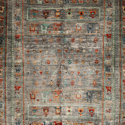 New Shahseven Animal Design Rug / Afghanistan - Turkish Bath & Home