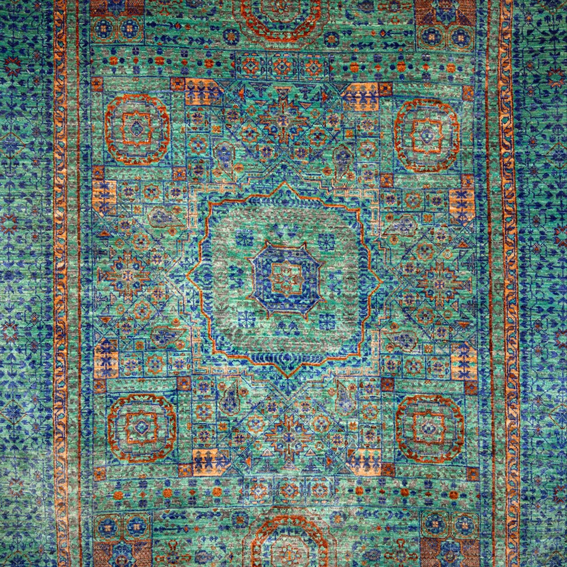 New Memluk Design Carpet / Afghanistan - Turkish Bath & Home