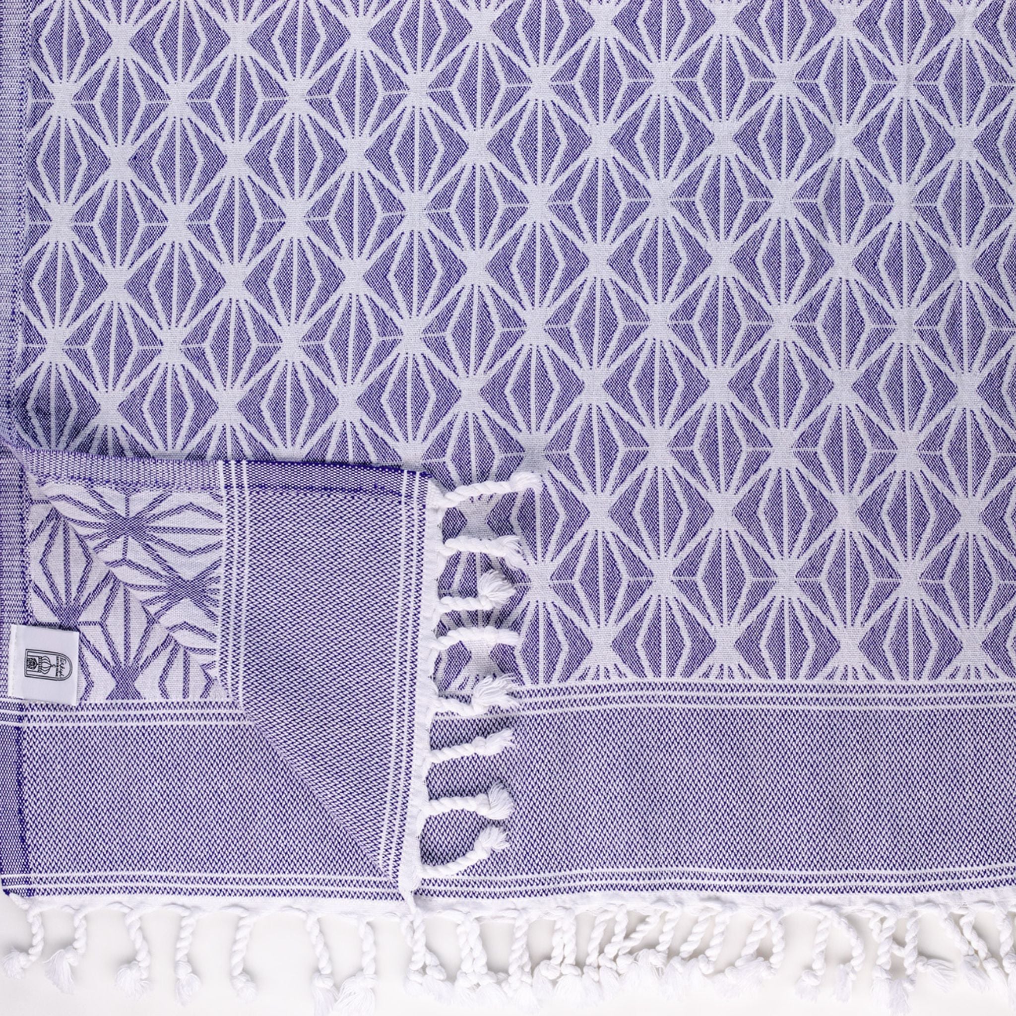 Octagonal Leaf Pestamel Towel - Turkish Bath & Home