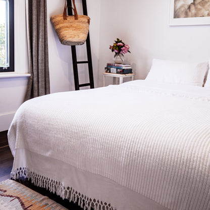 Thick Looped Bed Cover - Turkish Bath & Home