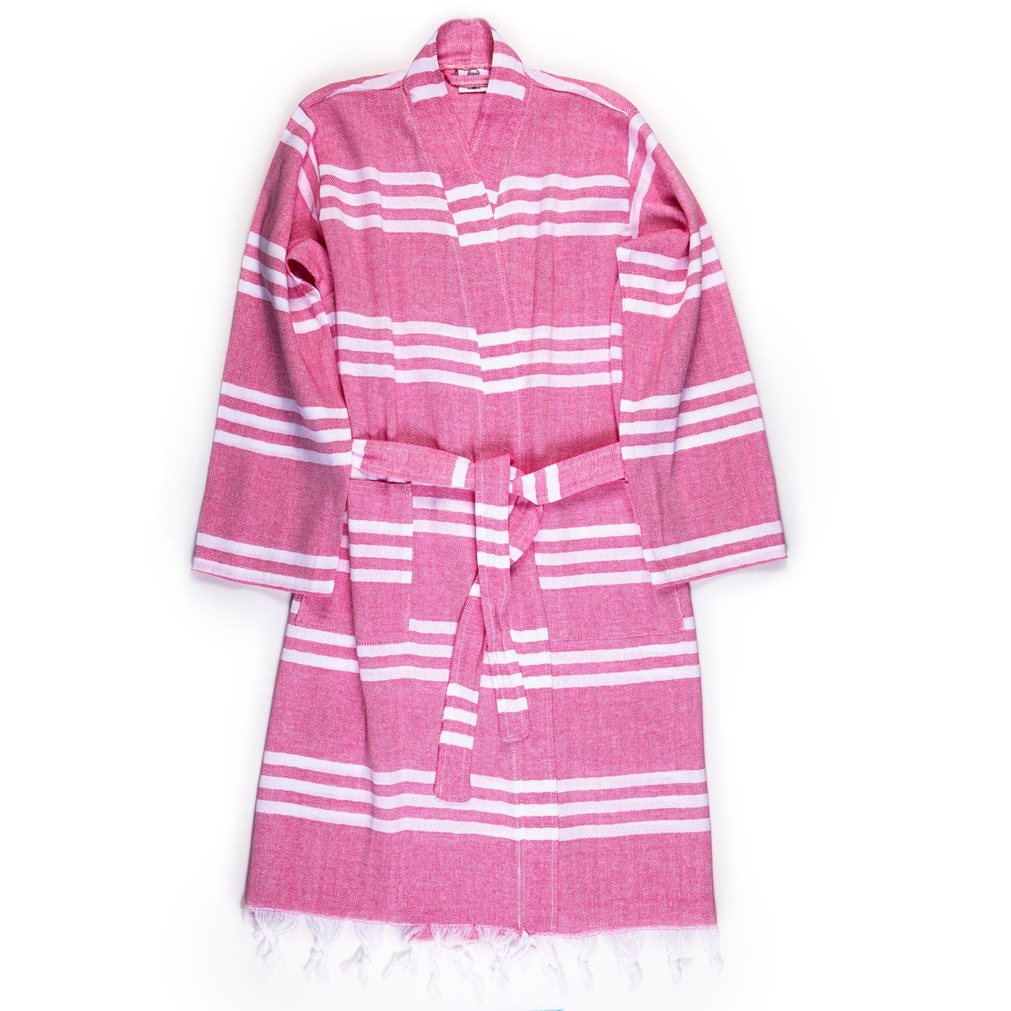 Stripes Pestamel Robe - Turkish Bath & Home