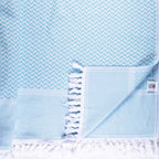 Wave Pestamel Throw - Turkish Bath & Home