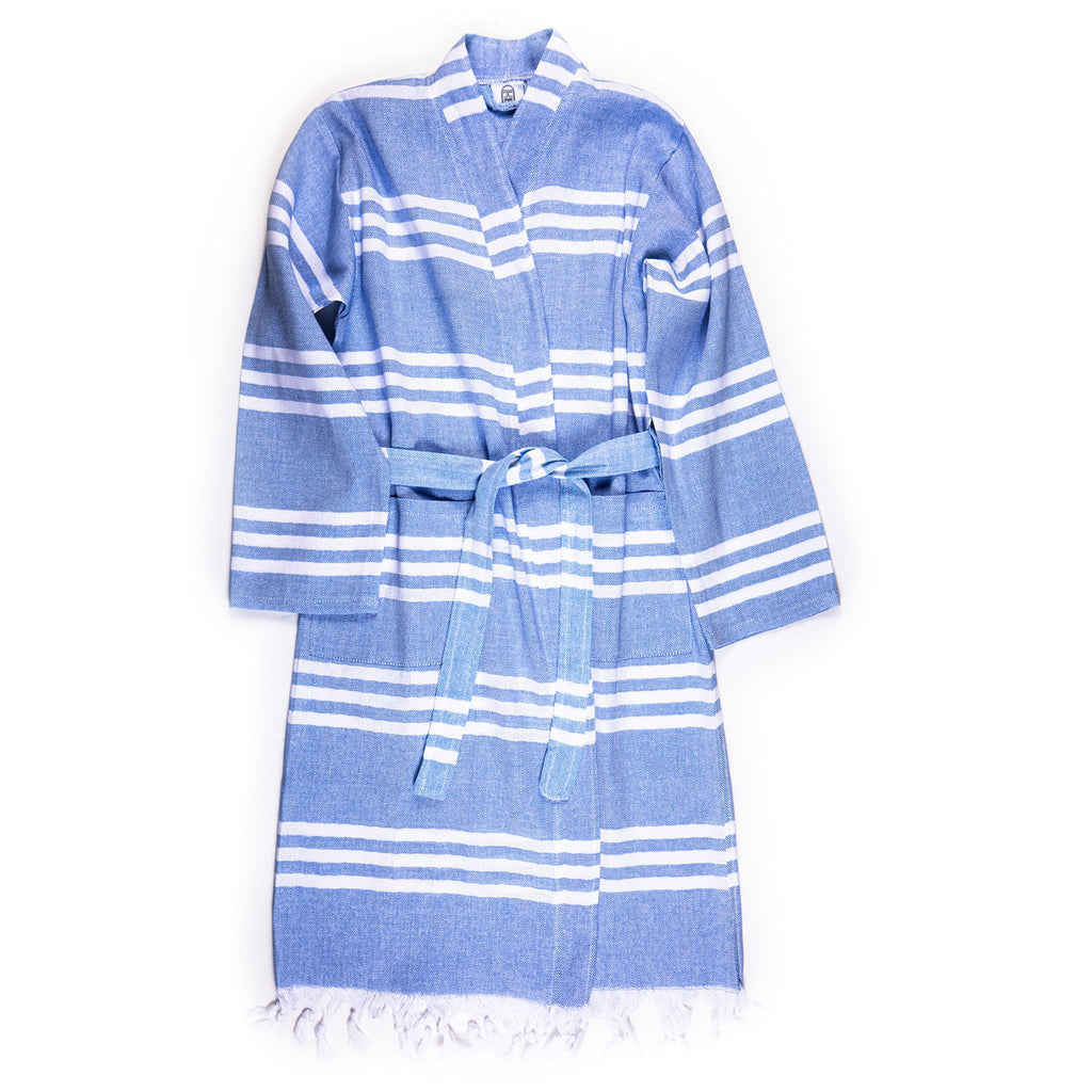 Stripes Pestamel Robe - Turkish Bath & Home