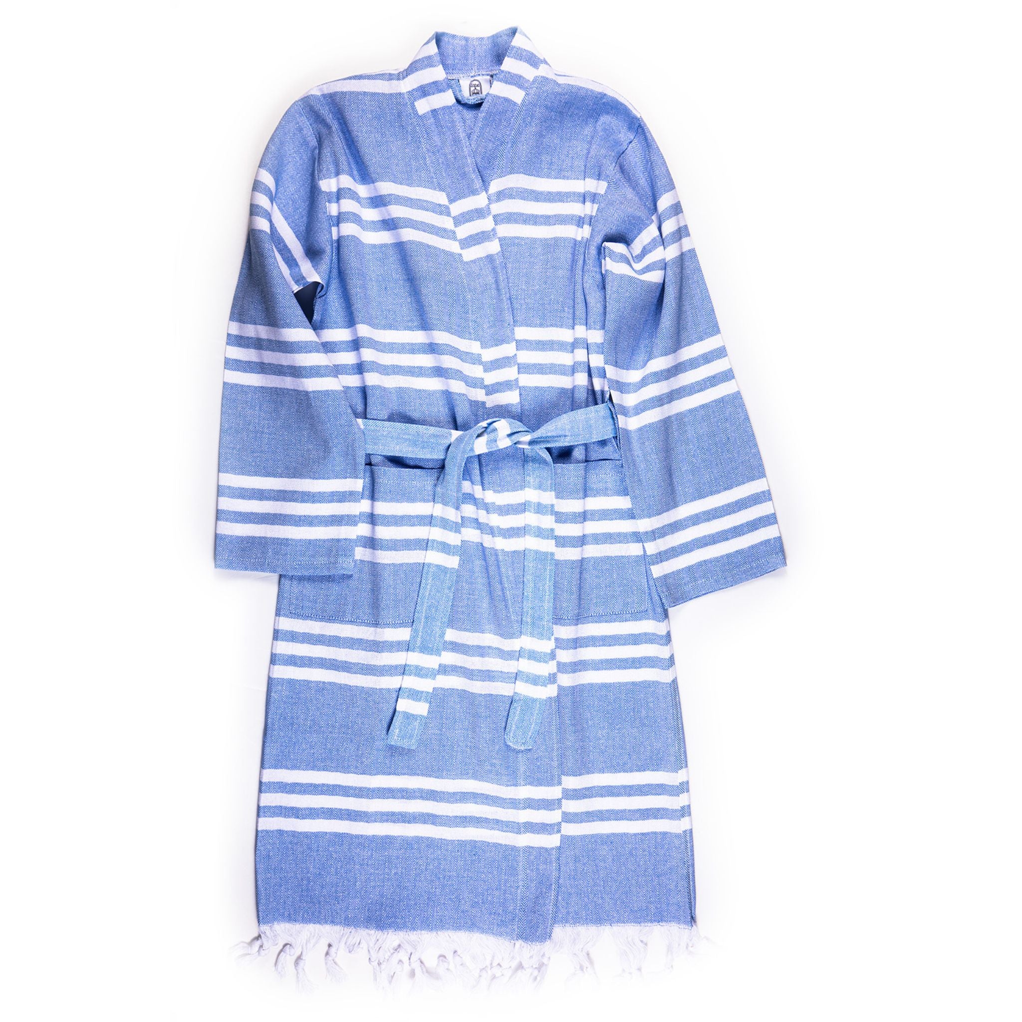 Stripes Pestamel Robe - Turkish Bath & Home