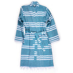 Stripes Pestamel Robe - Turkish Bath & Home