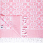 Octagonal Leaf Pestamel Towel - Turkish Bath & Home