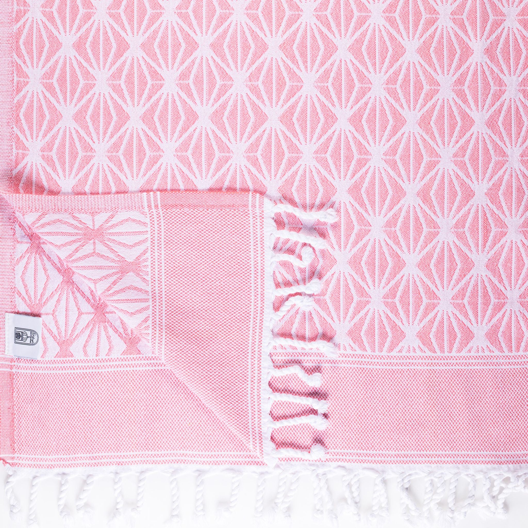 Octagonal Leaf Pestamel Towel - Turkish Bath & Home