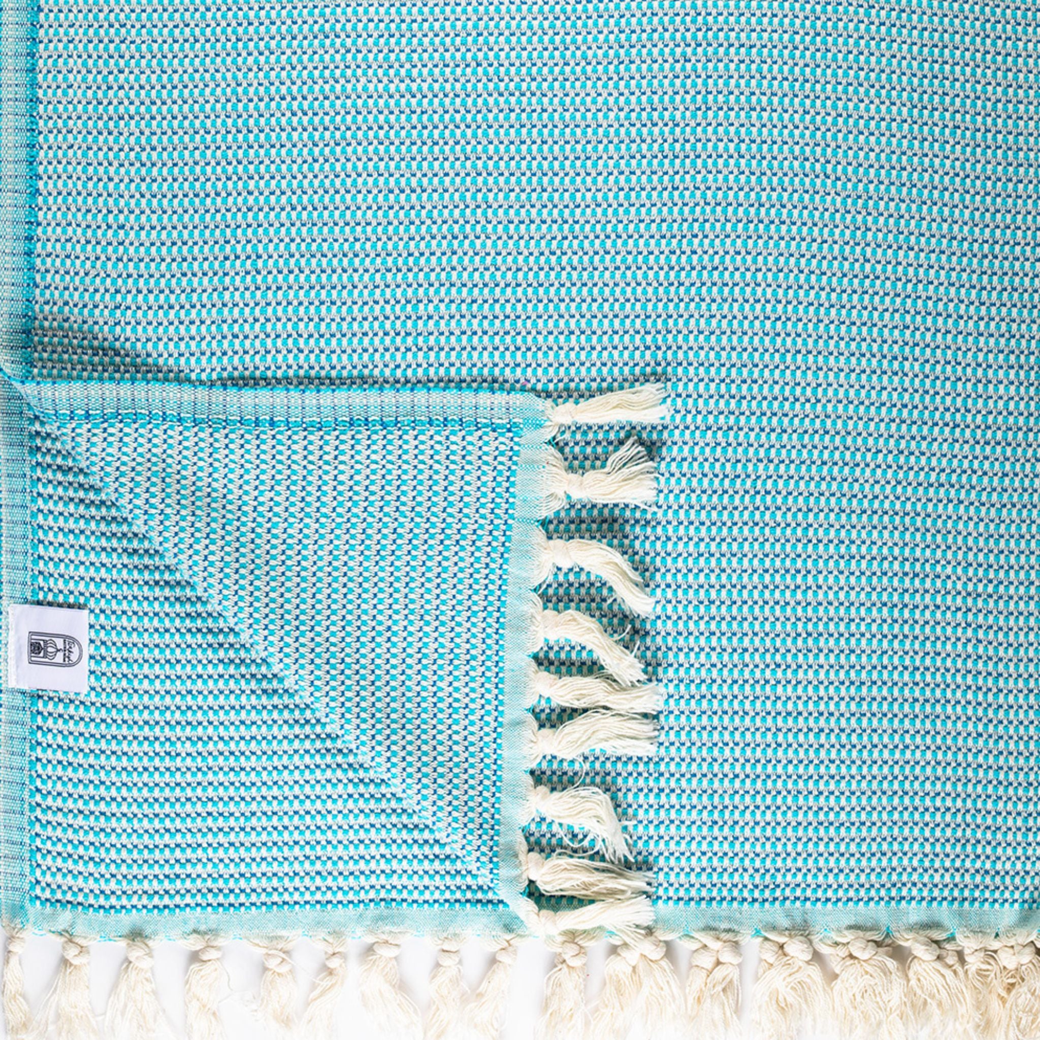 Criss Cross Pestamel Throw - Turkish Bath & Home