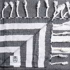 Criss Cross Design Flat Weave Hand Towel