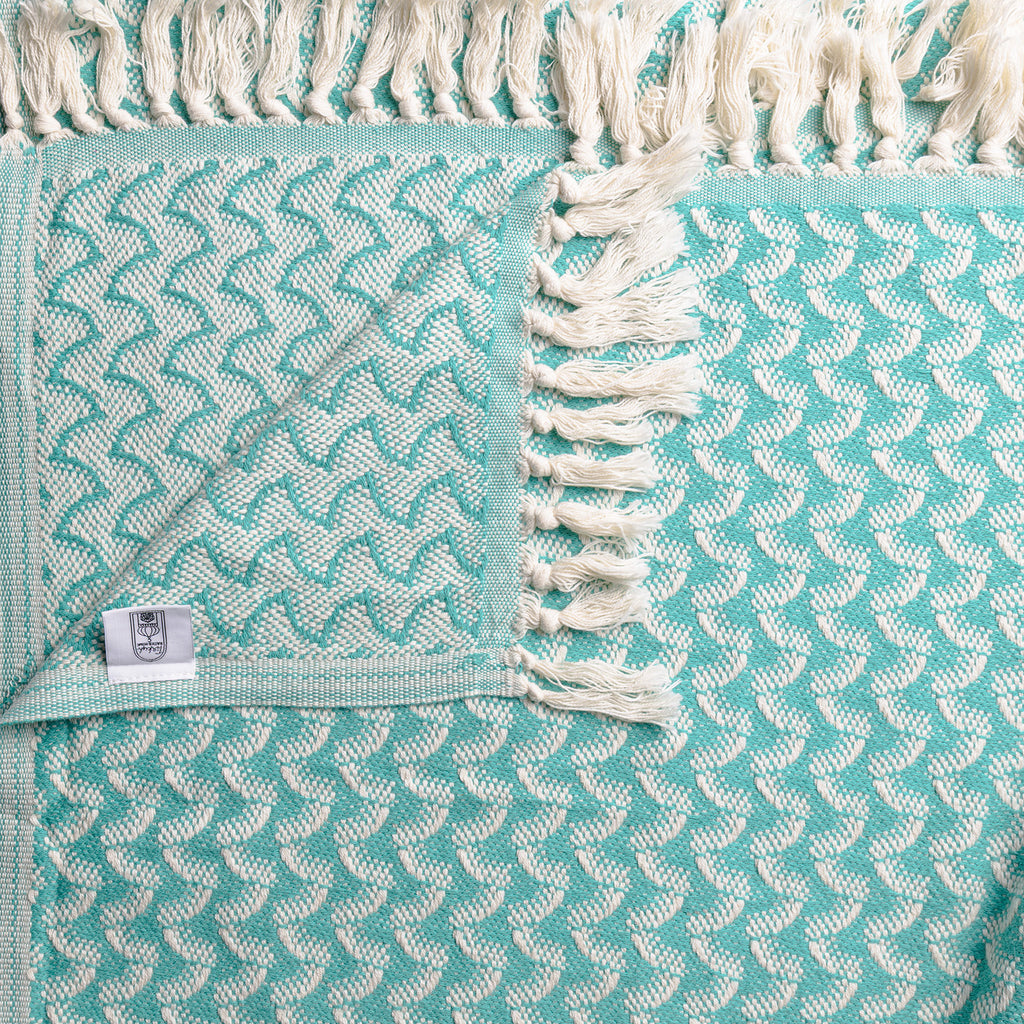 Wave Flat Weave Throw