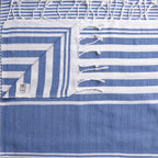 Summer Flat Weave Multi White Stripe Summer Towel