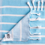 Bold Stripe Flat Weave Hand Towel
