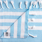Criss Cross Design Flat Weave Hand Towel