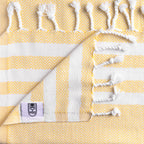 Criss Cross Design Flat Weave Hand Towel