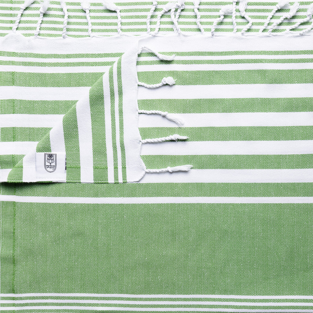 Summer Flat Weave Multi White Stripe Summer Towel