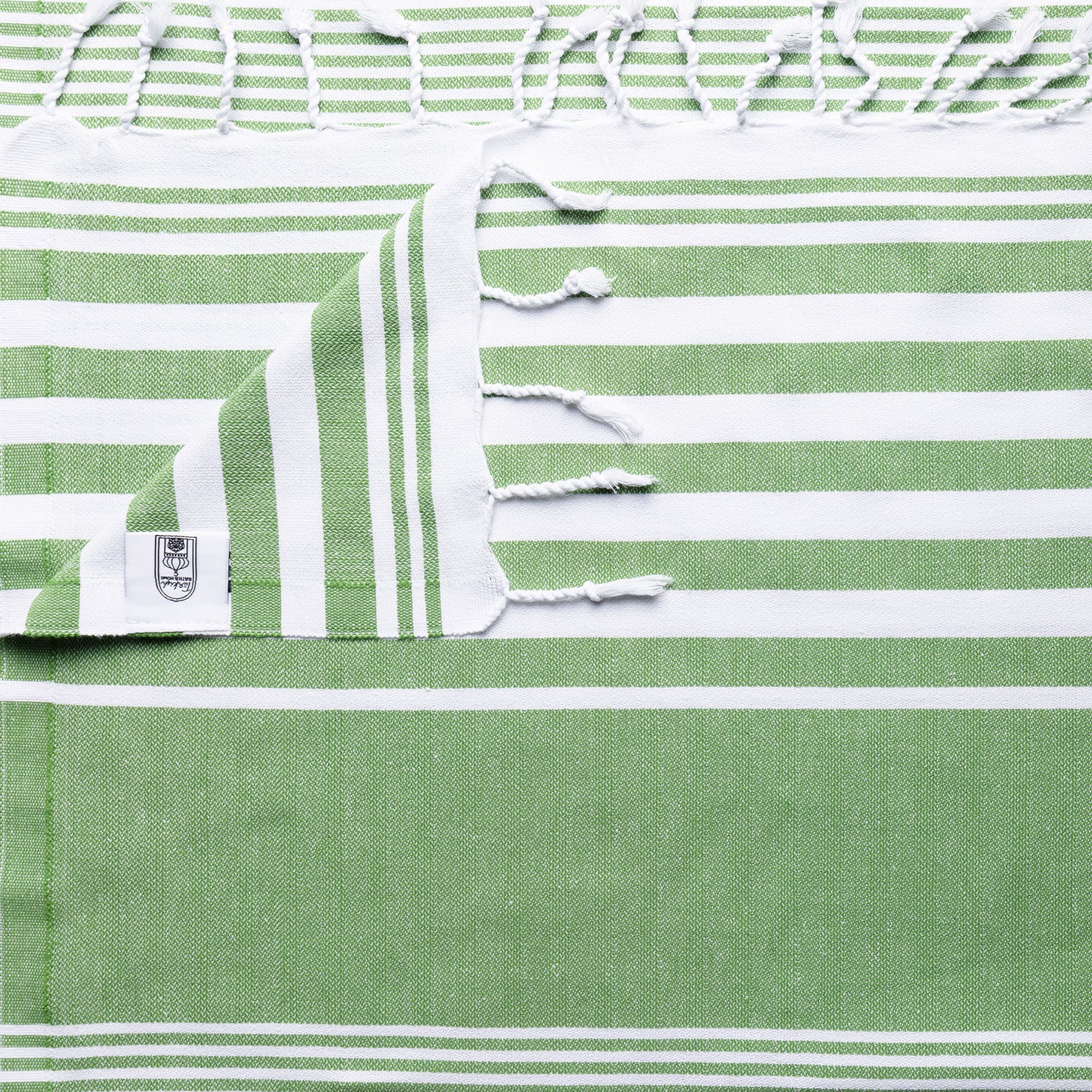 Summer Flat Weave Multi White Stripe Summer Towel