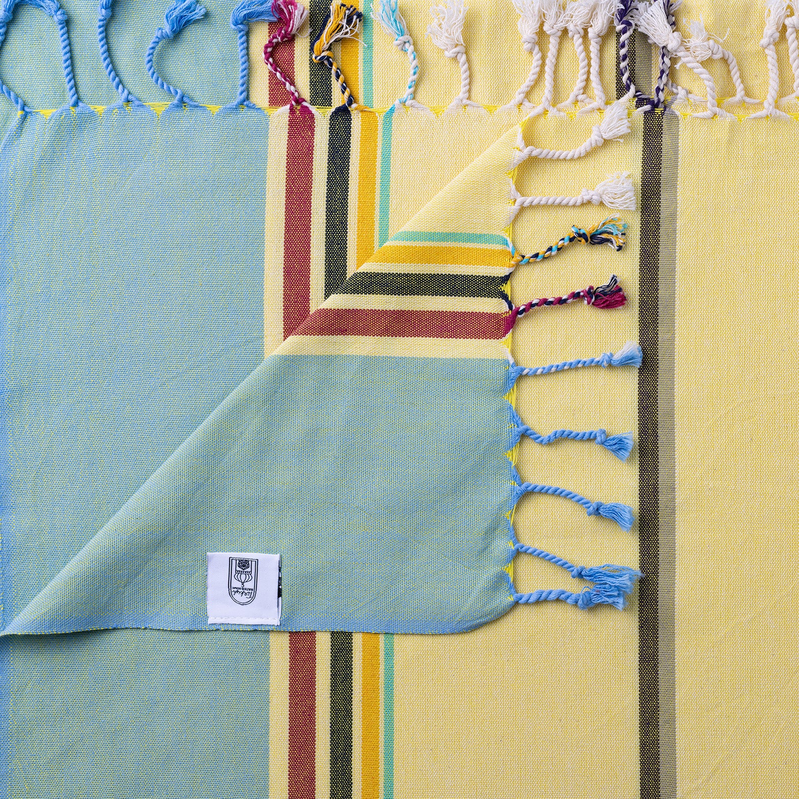 Modern Colourful Multi Stripe Coloured Light Weight Towels