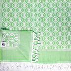Octagonal Leaf Pestamel Towel - Turkish Bath & Home