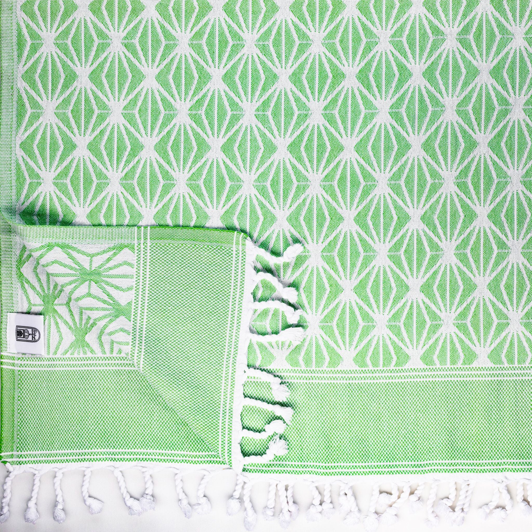 Octagonal Leaf Pestamel Towel - Turkish Bath & Home
