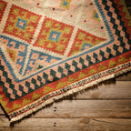 Vintage Afshar Kilim Runner / Iran - Turkish Bath & Home