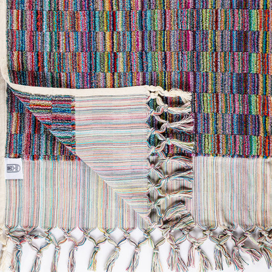 Large Seamed Thick Beach/Bath Towel - Turkish Bath & Home