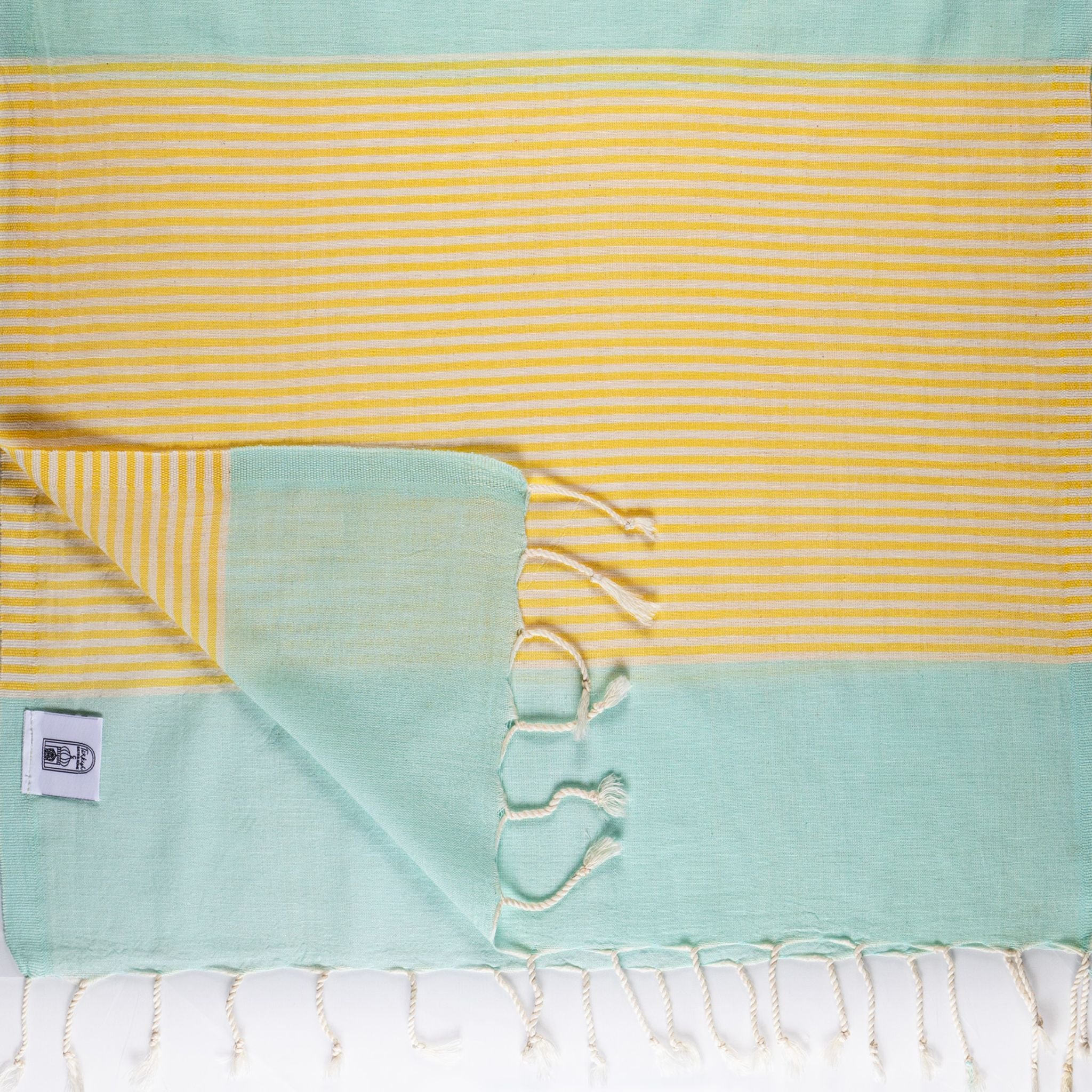 Flat Weave Thin Stripe Pestamel Scarf - Turkish Bath & Home